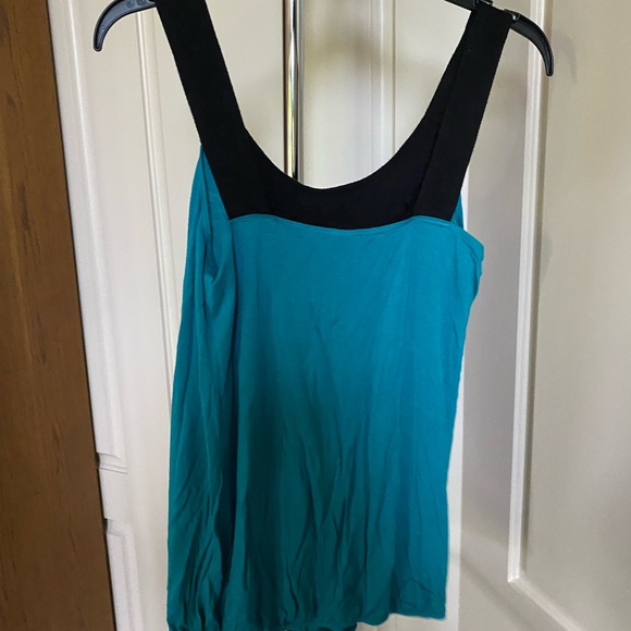 Turquoise Formal Tank Top - Picture 2 of 3